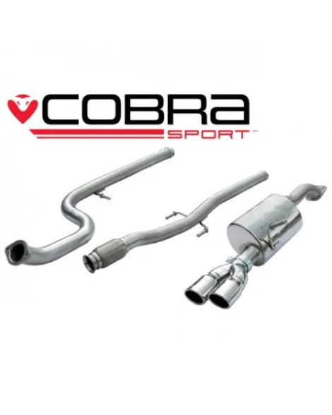 Citroen DS3 1.6 THP 155 & Racing 10+ Cobra Cat Back System (Non Resonated) Citroen DS3 1.6 THP 155 & Racing 10+ Cobra Cat Back System (Non Resonated)